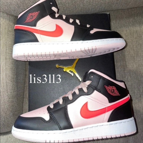 Air Jordan 1 Mid Atmosphere Infrared - Picture 2 of 12